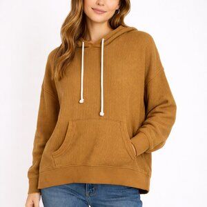 Aerie Waffle Knit Oversized Hoodie Pullover Size S